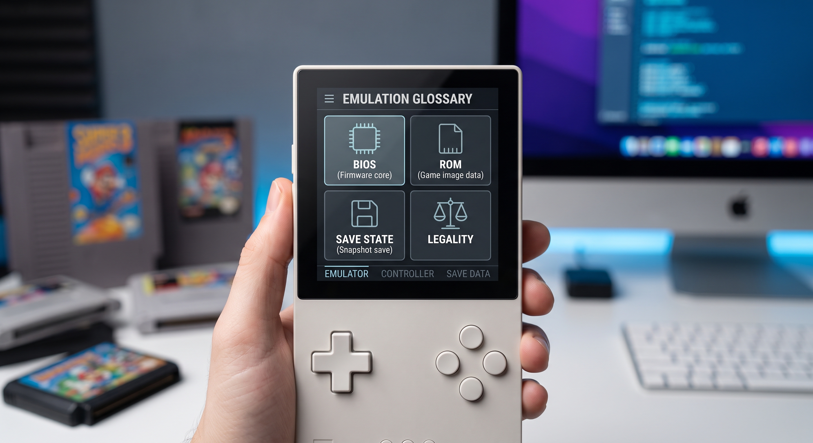 BIOS, ROMs y save states: glosario esencial de la emulación (y qué es legal)